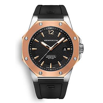 Downtown 3-h Quartz Analog Men's Watch with Silicone Bracelet CO2021-2030