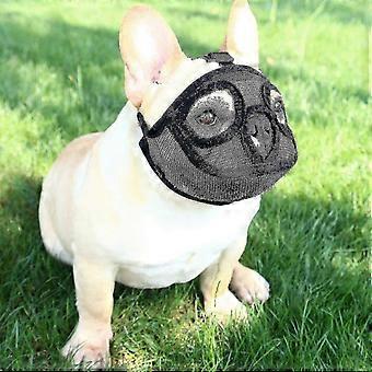 Short-Snout Adjustable Breathable Mesh Muzzle