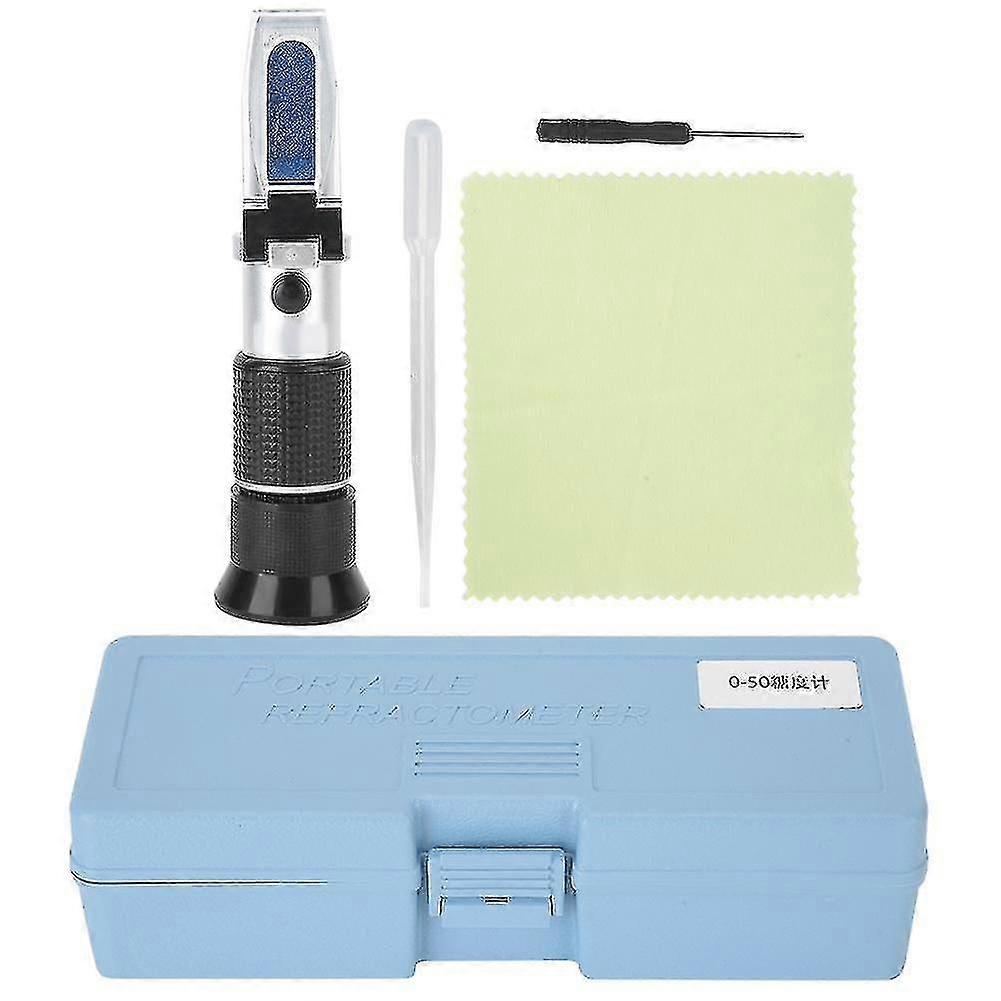 Tester Sugar Meter Concentration Brix Densitometer 0u201150 Refractometer 735.