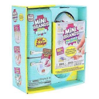 Mini Fridge Playset With Food Capsules