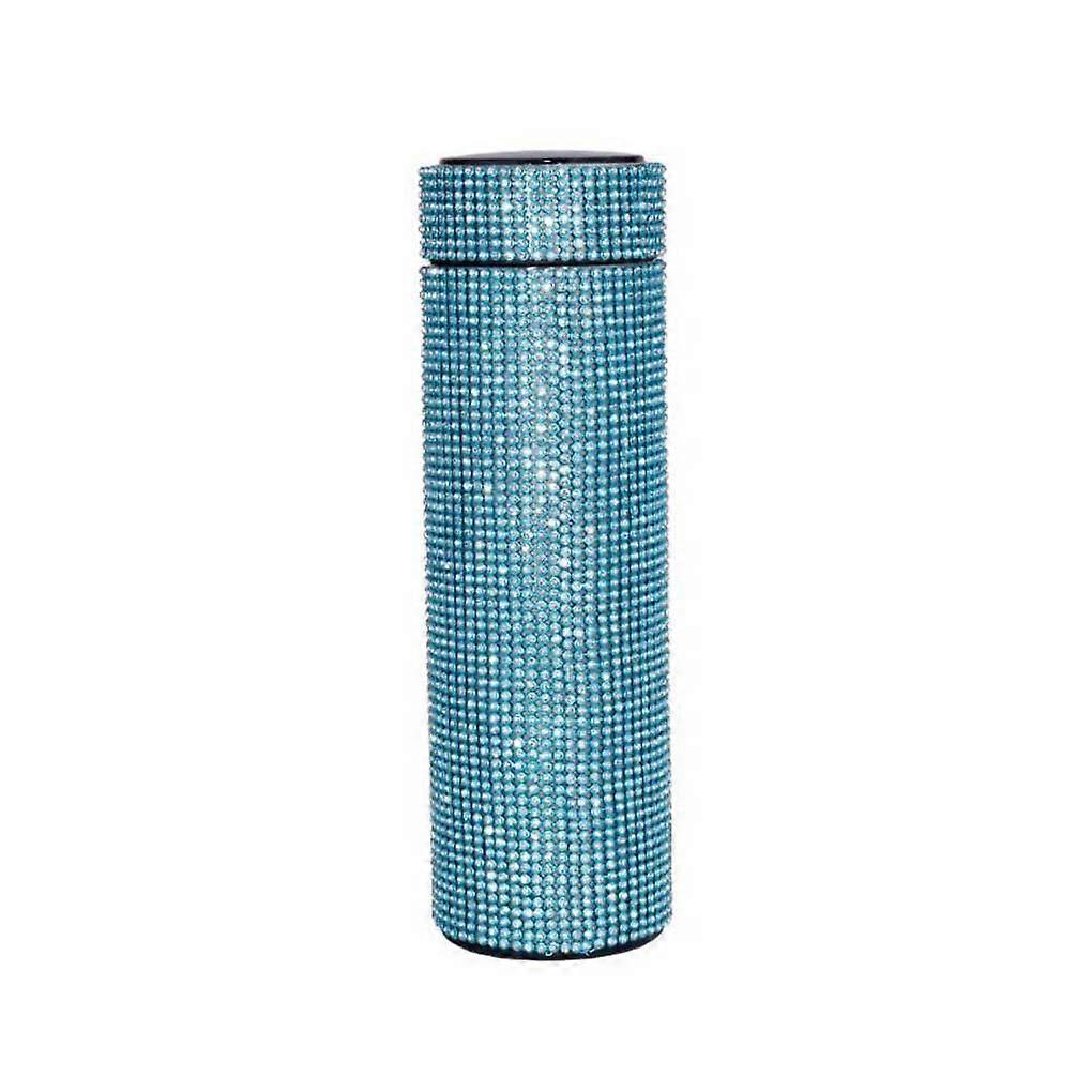 Temp-Display 500ml Stainless Vacuum Flask Rhinestone