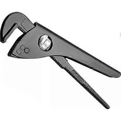 Adjustable multi-functional pipe wrench. Self-locking multi-functional wrench.