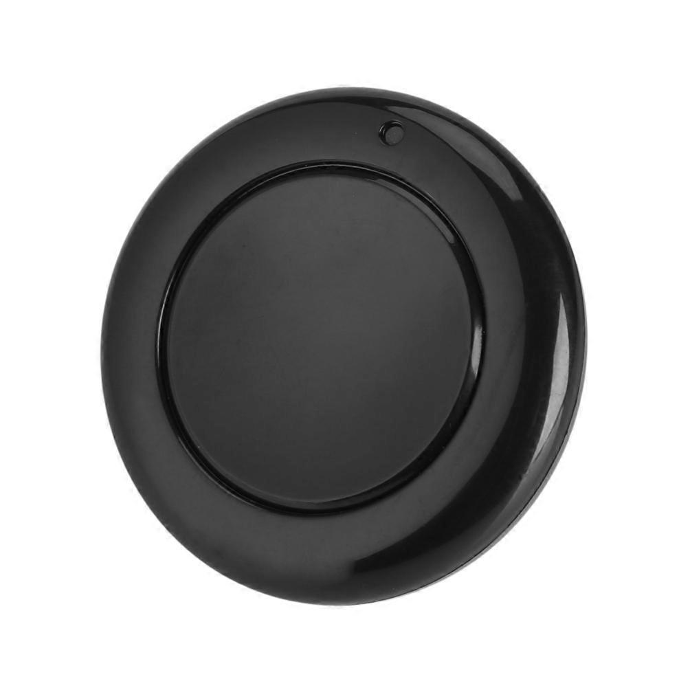 433MHz RF EV1527 Wireless Remote Control Round Transmitter 1 Button Regulate Wall Mounted Black
