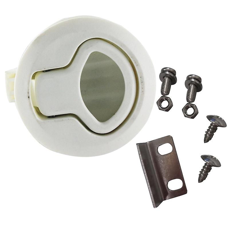 Latch Hatch Round Pull LatchLatch Flush Pull For1/4 Door Boat Deck Hatch RV Drawers Cabinet Yacht