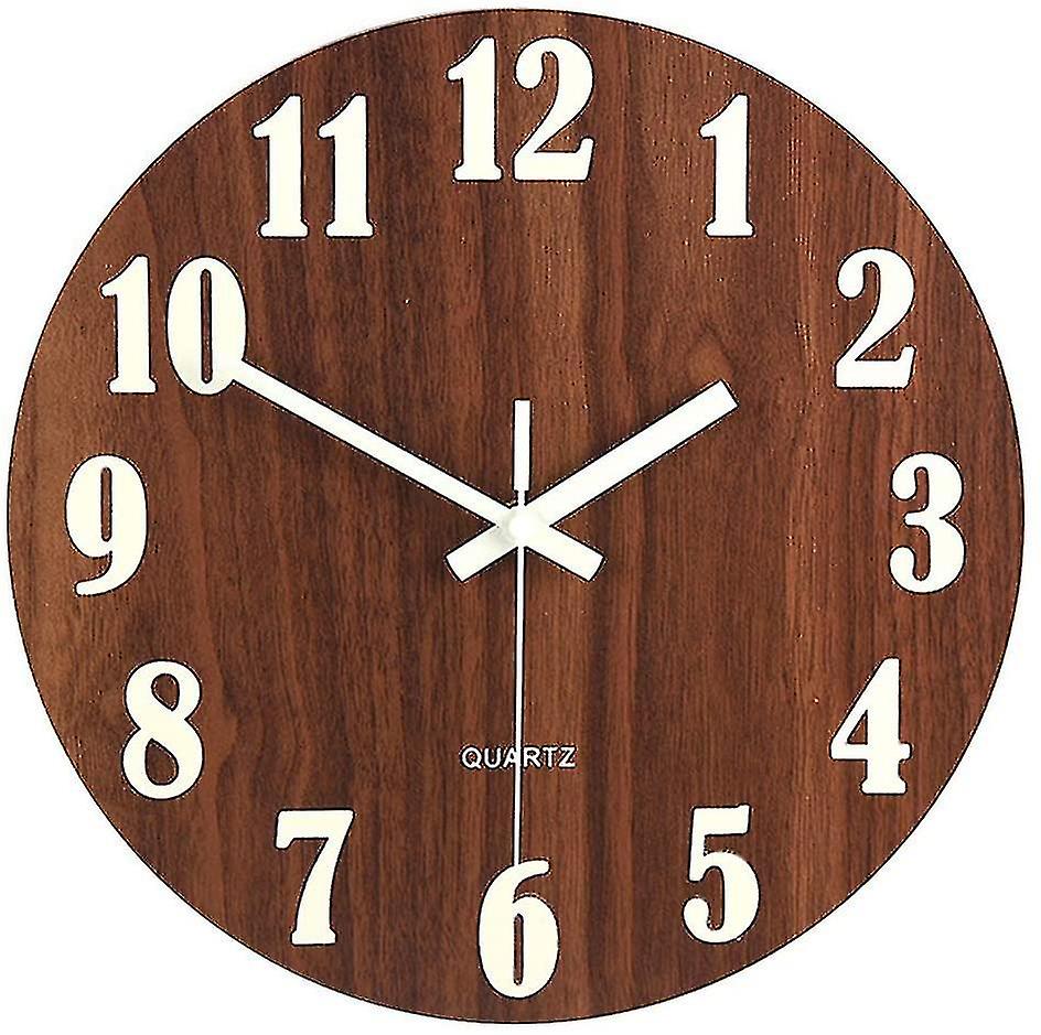 30cm/12inch Luminous Clock Clock With Silent