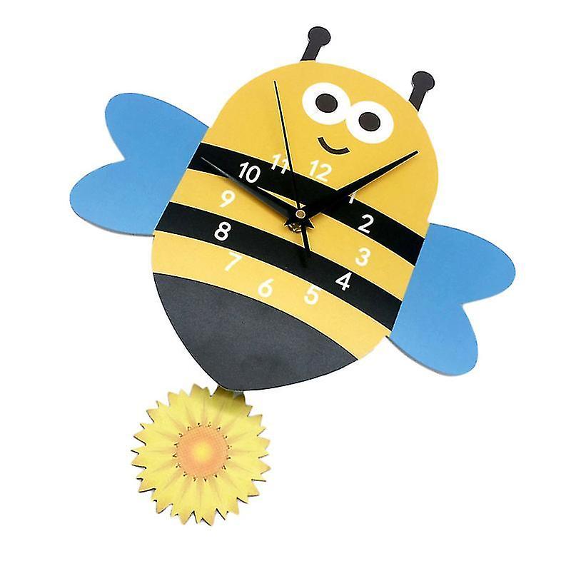 35X28cm Assorted Color Wall Clocks Silent Wall Clock Creative Hanging Clock Cartoon Clock Without Ba