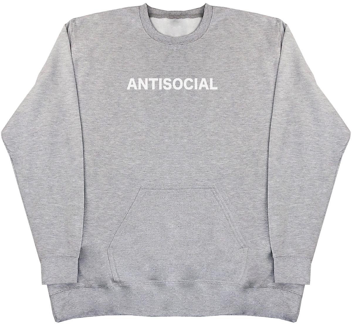 Antisocial - Huge Oversized Hoodless Hoodie