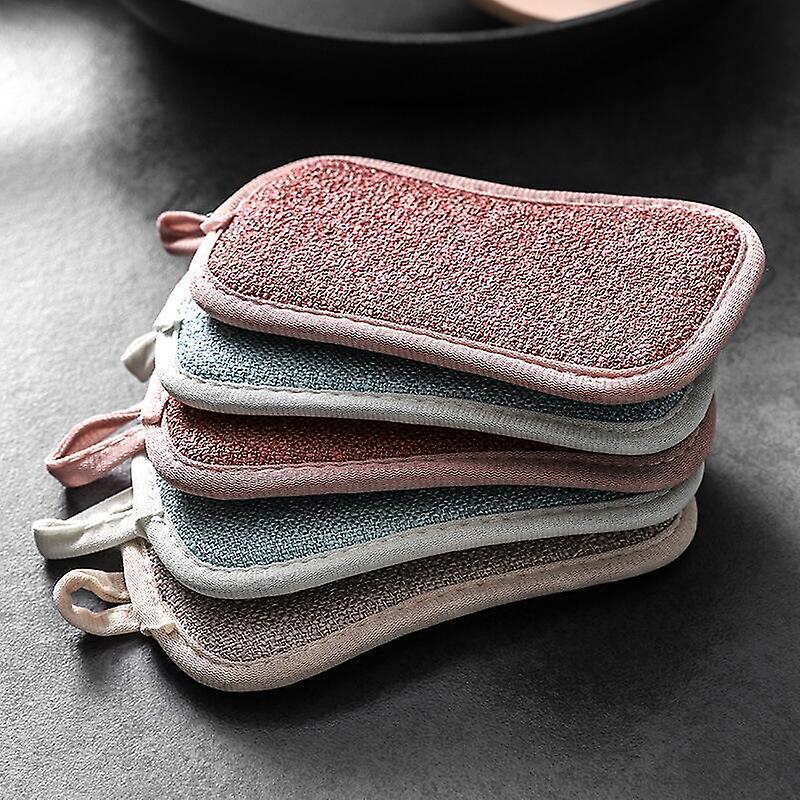 Scouring sponges, microfiber kitchen scouring pads, double-sided sponges
