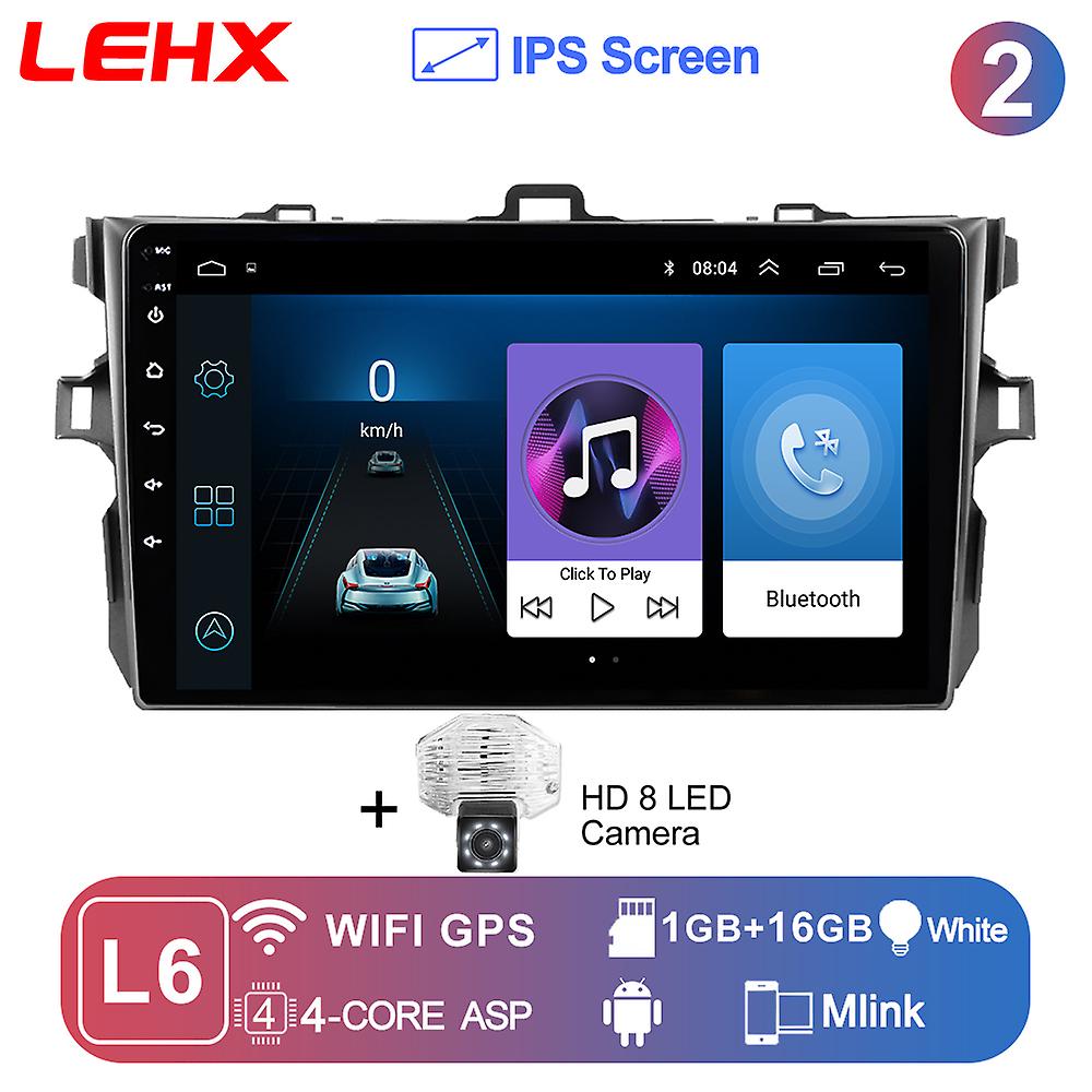 Pro 8 Core 2din Android 11 Car Radio Multimedia Video Player For Toyota Corolla E140 150 2006-2013 Autoradio Carplay Gps