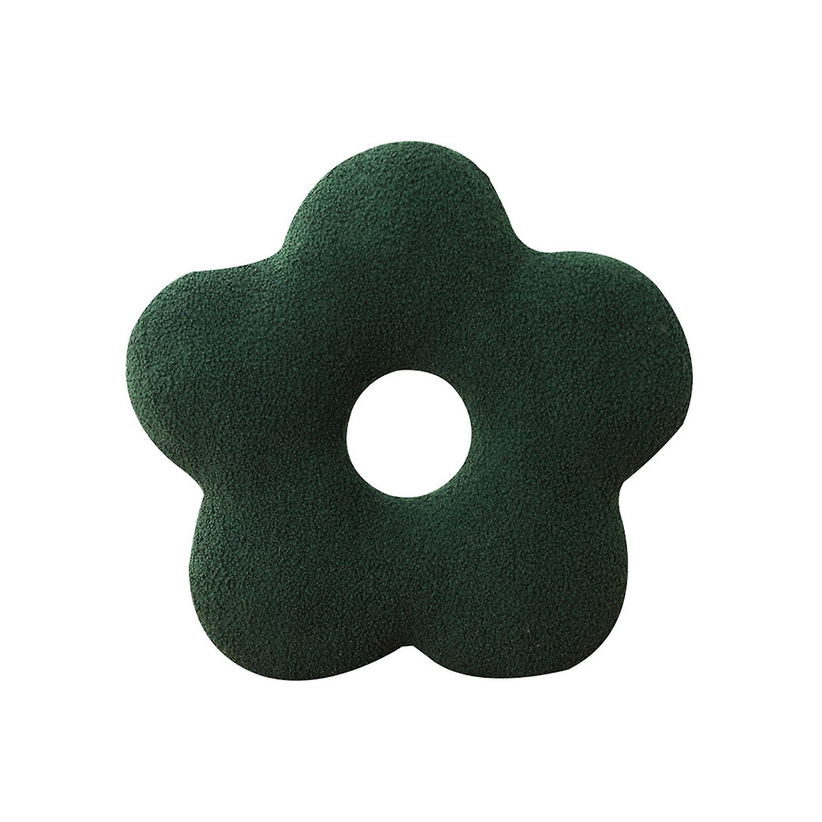 Putepute til stue Solid Color runde puter