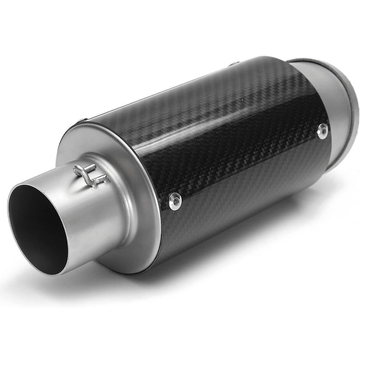 Universal 38-51mm Stainless Steel Curved Exhaust Muffler Tail Pipe For Atv Quad