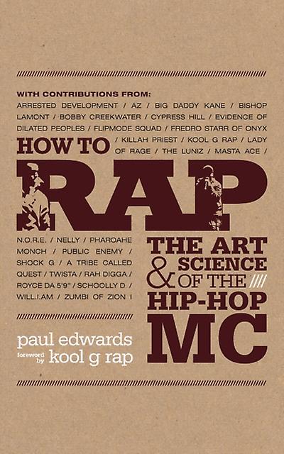 How To Rap by Paul Edwards Paperback Book