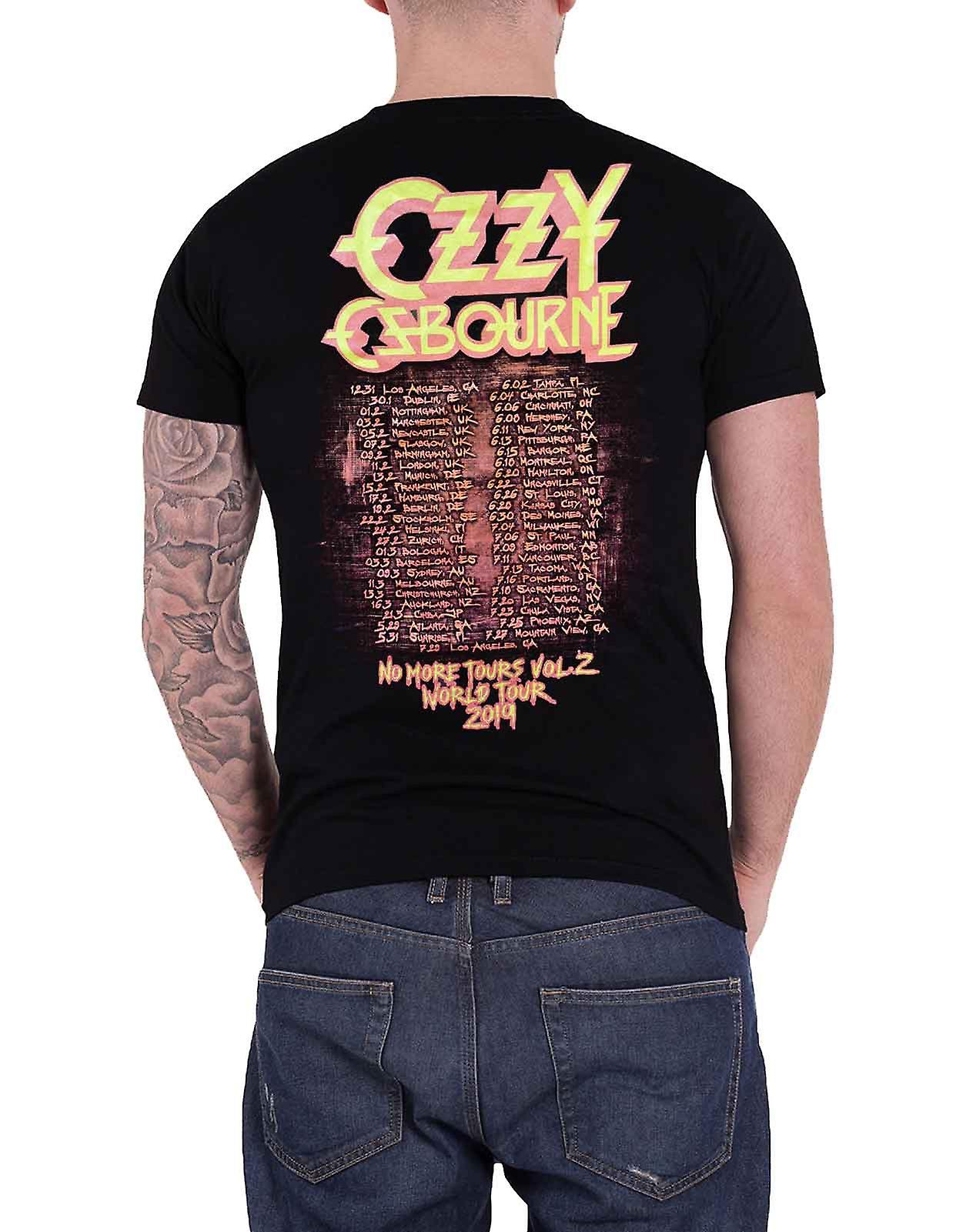 T-shirt Ozzy Osbourne 'No More Tours Vol. 2' - Noir - Neuf Avec étiquettes - Uni-sexe Adulte