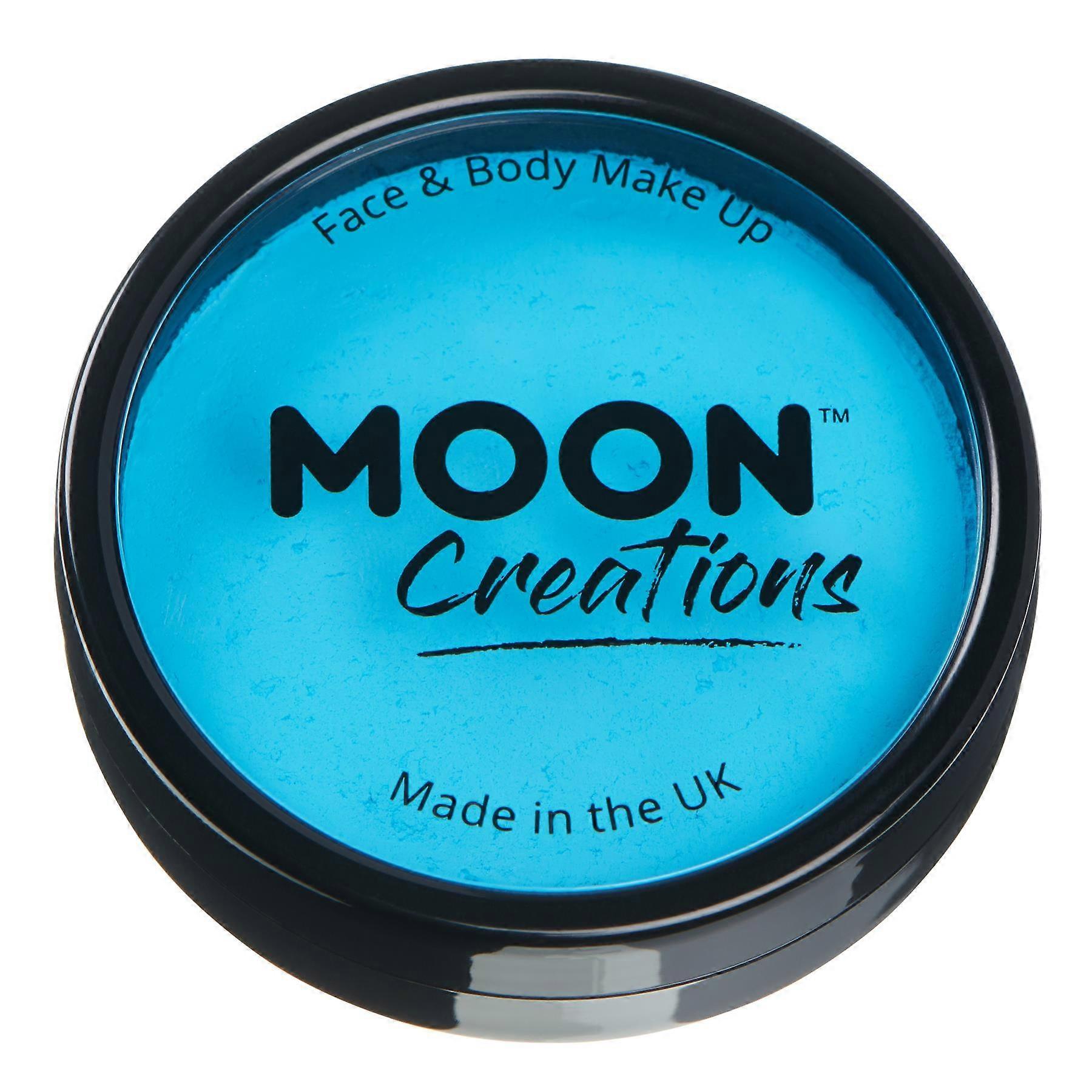 Moon Creations - Pro Face Paint Cake Potten - Aqua