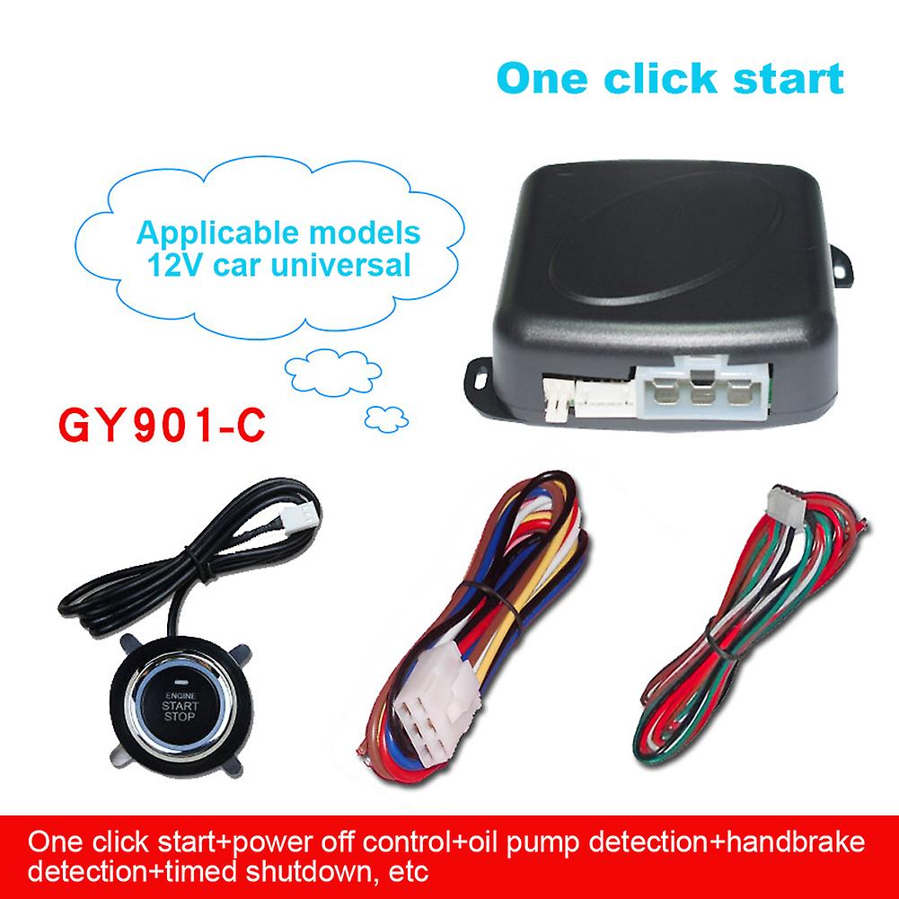 12v Car One Key Start Keyless System Automatic Ignition Push Button Start System Remote Engine Start System Automobile Parts