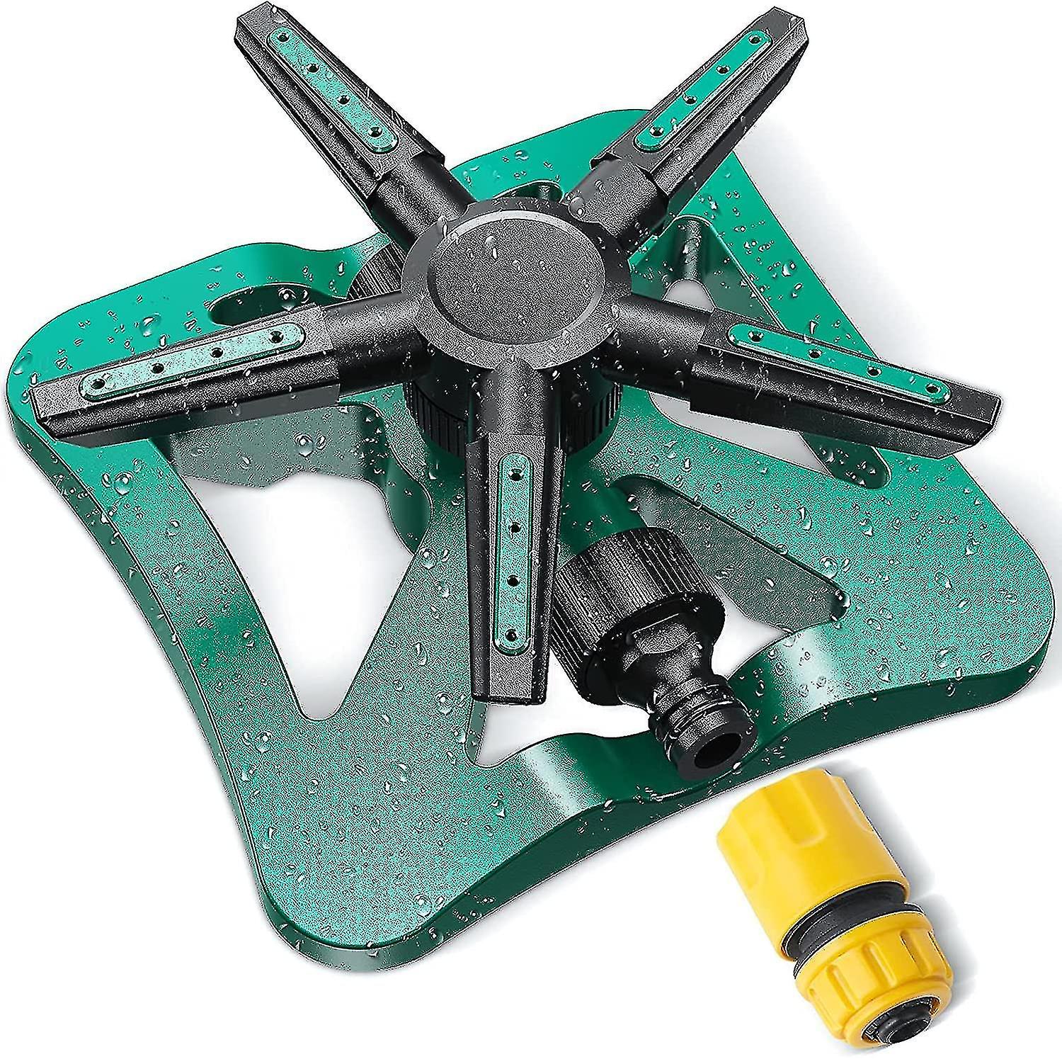 Lawn Sprinkler, 5-in-1 Sprinkler, Sprinkler Garden Sprinkler, Automatic 360 Degree Rotating Lawn Water Sprinkler, Rotation For