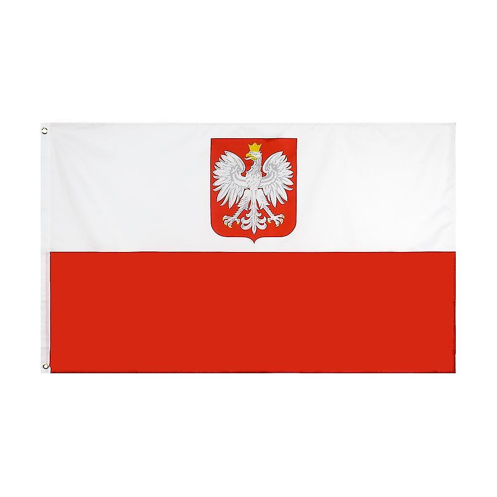 Polish Flag, 90x150cm Flag Pl Garden Decoration