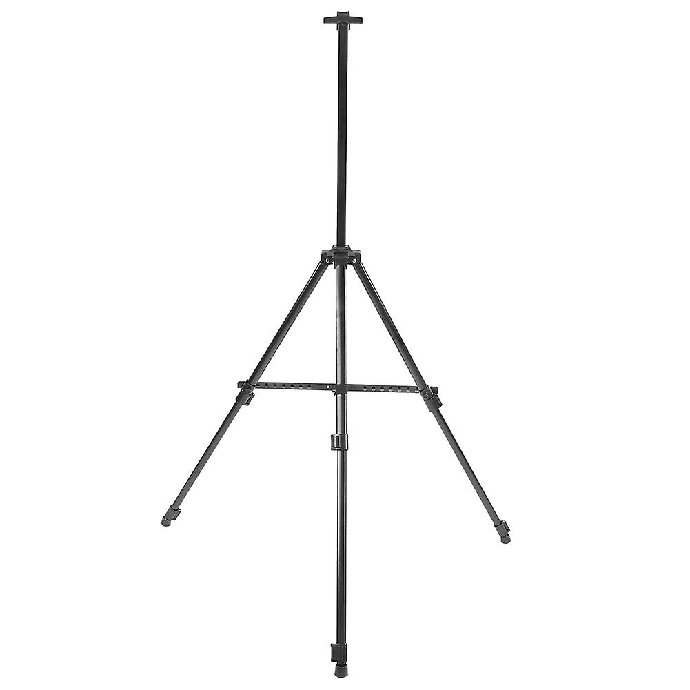 Portable Metal Folding Adjustable Easel, Black, 63in/160cm Height