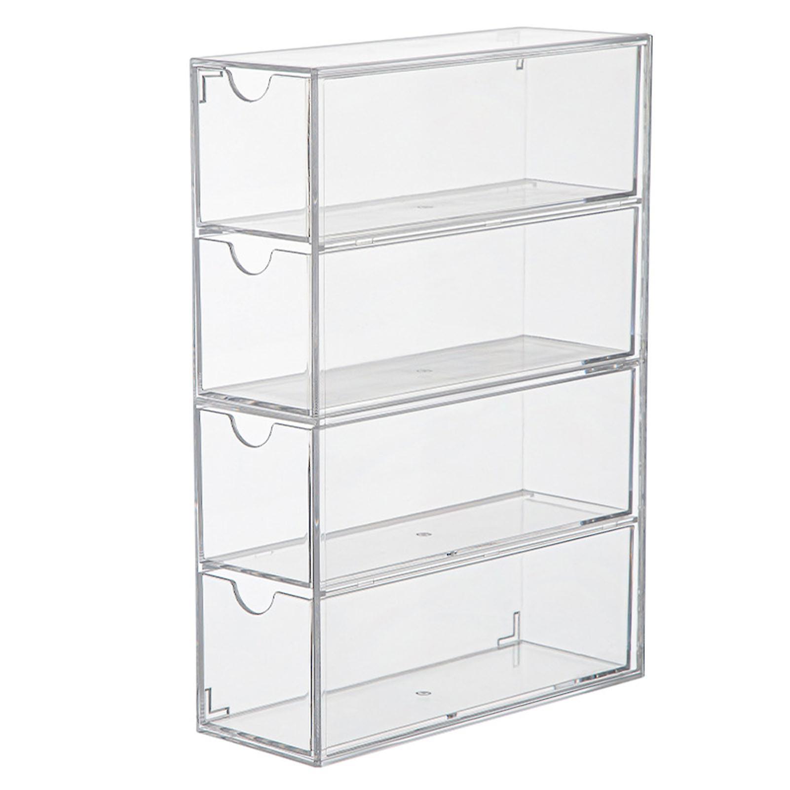 4 Layer Acrylic Display Stand Sunglasses Fashion Eye Wear Storage Organiser for Unisex Sunglasses