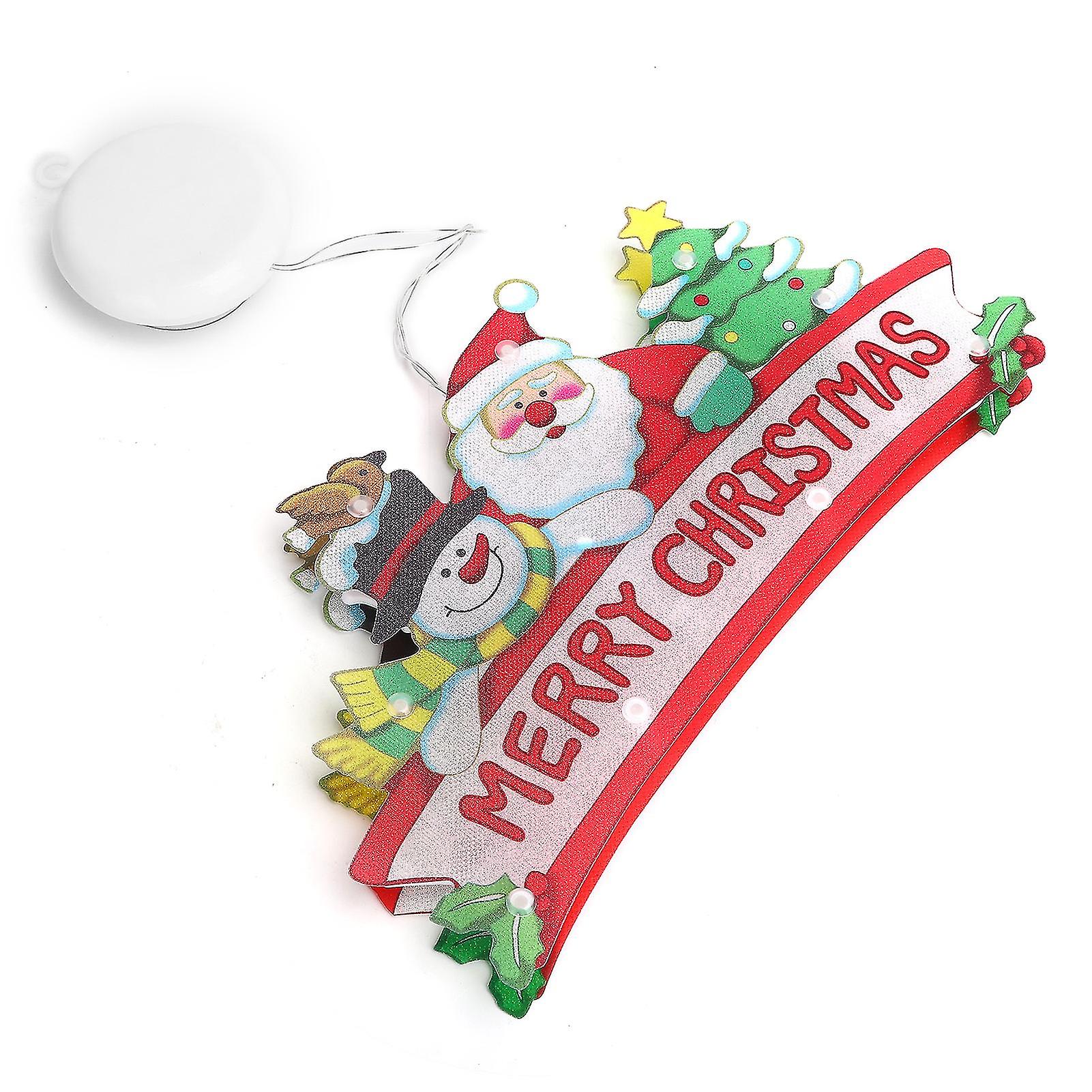 GPB Christmas Decoration Lights LED Suction Cup Window Hanging Lights for Christmas Shop Decoration