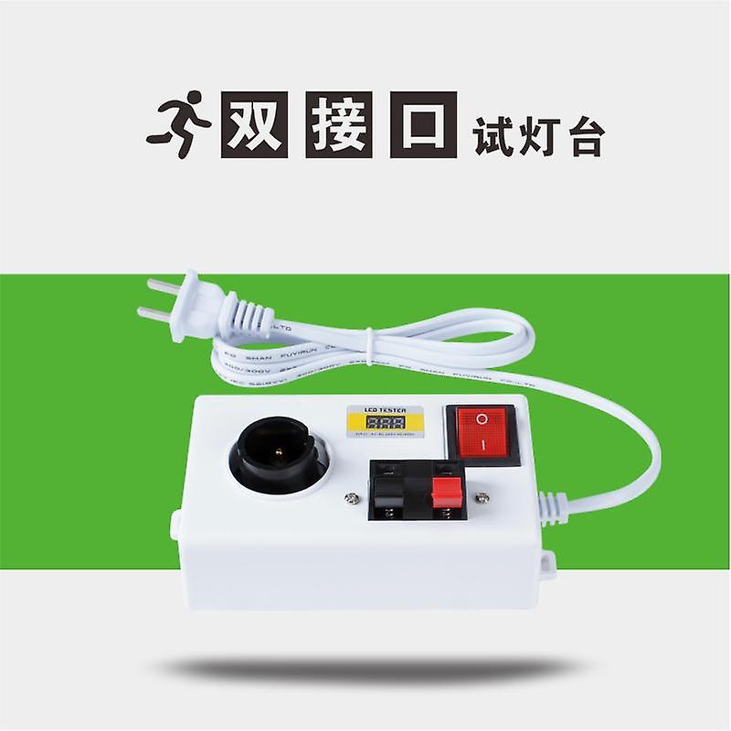 Led Light Base  E27 B22 E14 Lamp Bulb Multi-function Test Lamp Stand  With Power Display 12 Port Led Bulb Tester Led Light Base