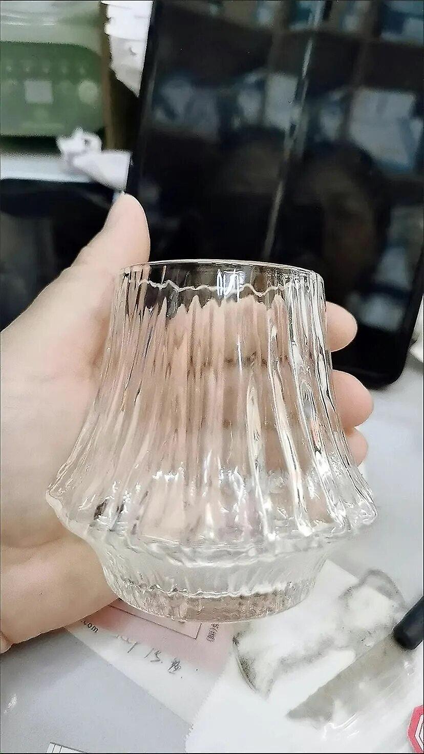 Mount Fuji Beer Glass 220ml Transparent Mountain Shape Whiskey Cocktails Entertainment Dinnerware Glassware Heat-resistant Glas