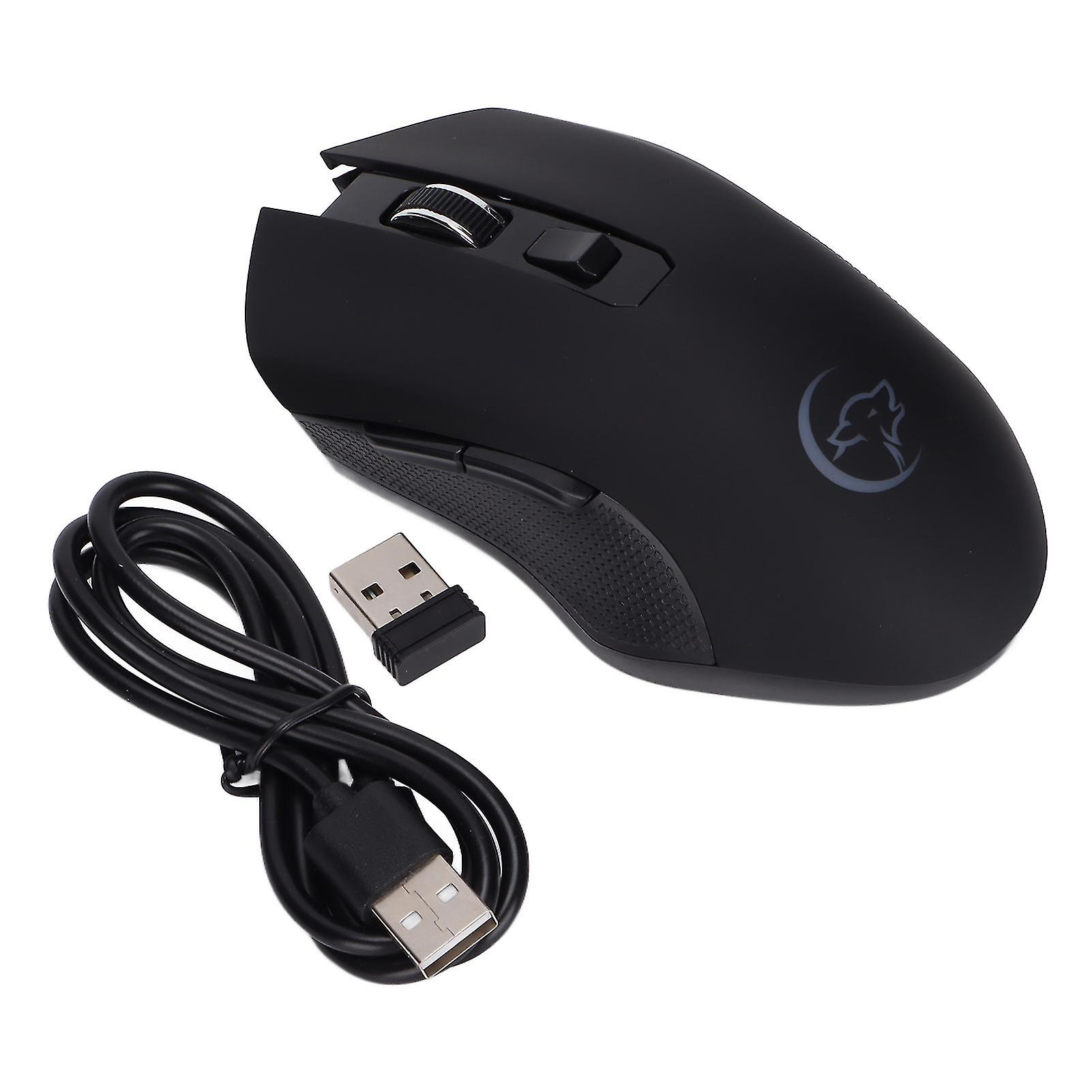 Wireless Mouse Rechargeable Mute USB Mice Ergonomic 2.4GHz Connection Computer Supplies