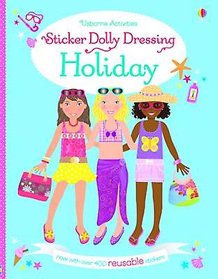 Sticker Dolly Dressing Holiday by Lucy Bowman Paperback