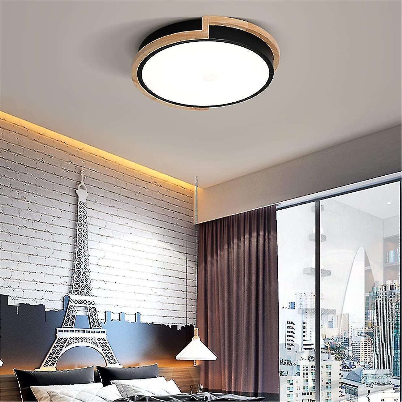 Led Ceiling With Remote Dimmable, Round Ceiling Lamp With So