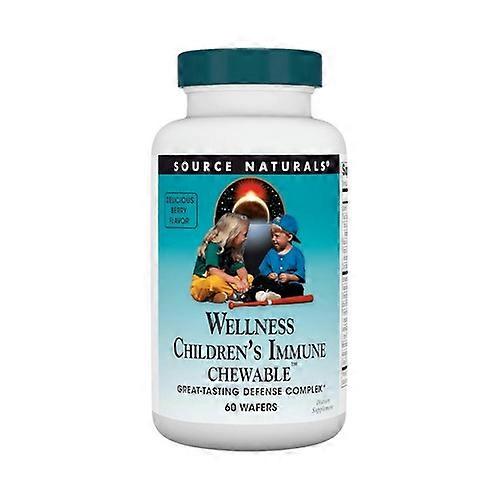 Source Naturals Children's Immune Chewable Wafer, 60 wafers (Pack of 1)
