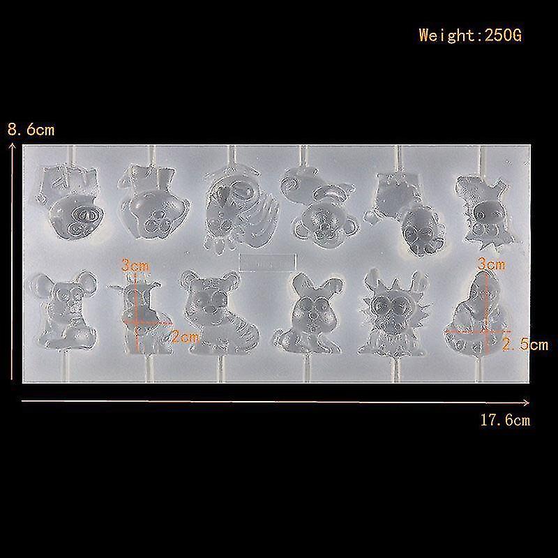 ケーキパンモールド新しい12ゾディアックシェイプアロマテラピー石膏モールド1個