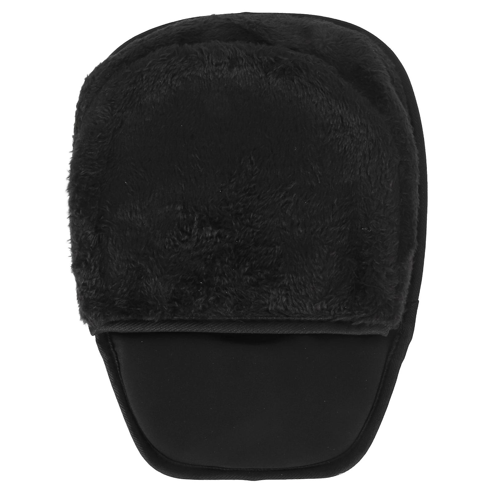 USB Heated Mouse Pad Plush Heated Mouse Mat Removable Hand Warming Mouse Pad with Wristguard for Working Gaming 