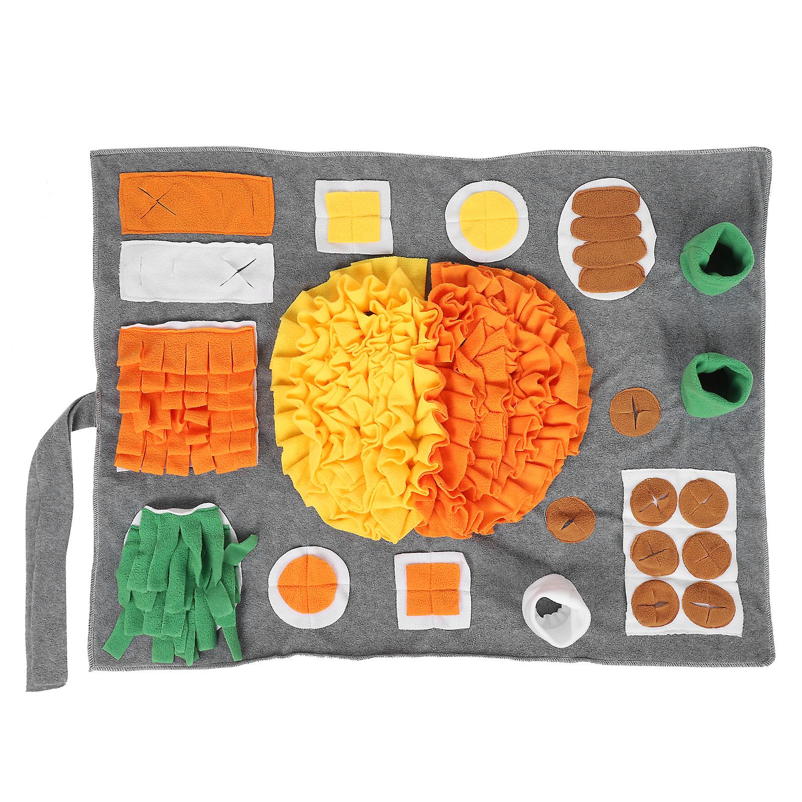 Dog Training Mat, Anti-Stress Soft Non-Slip Pet Foraging Mat, Pet Puzzle Toy