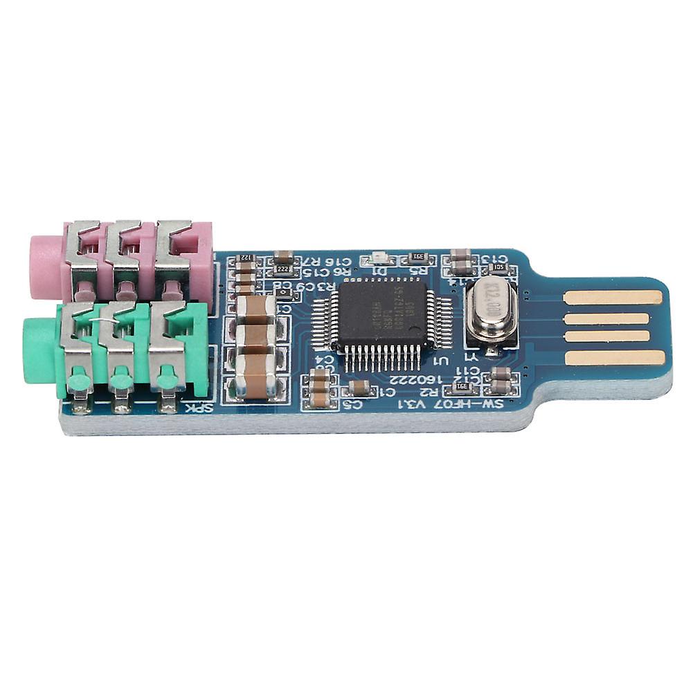 Driver Free USB Sound Card CM108 External o Adapter for Computer Laptop