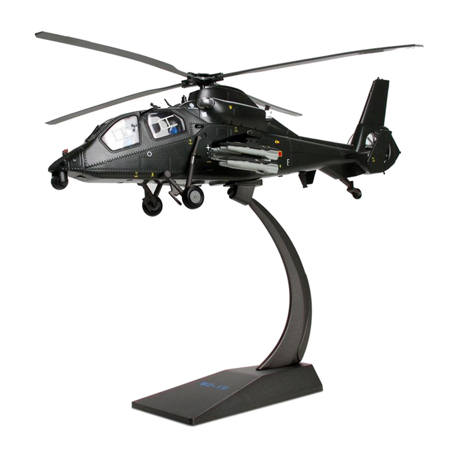 1:30 Scară Z-19 Elicopter Metal Diecast Model Avion Jucărie cu Stand Display
