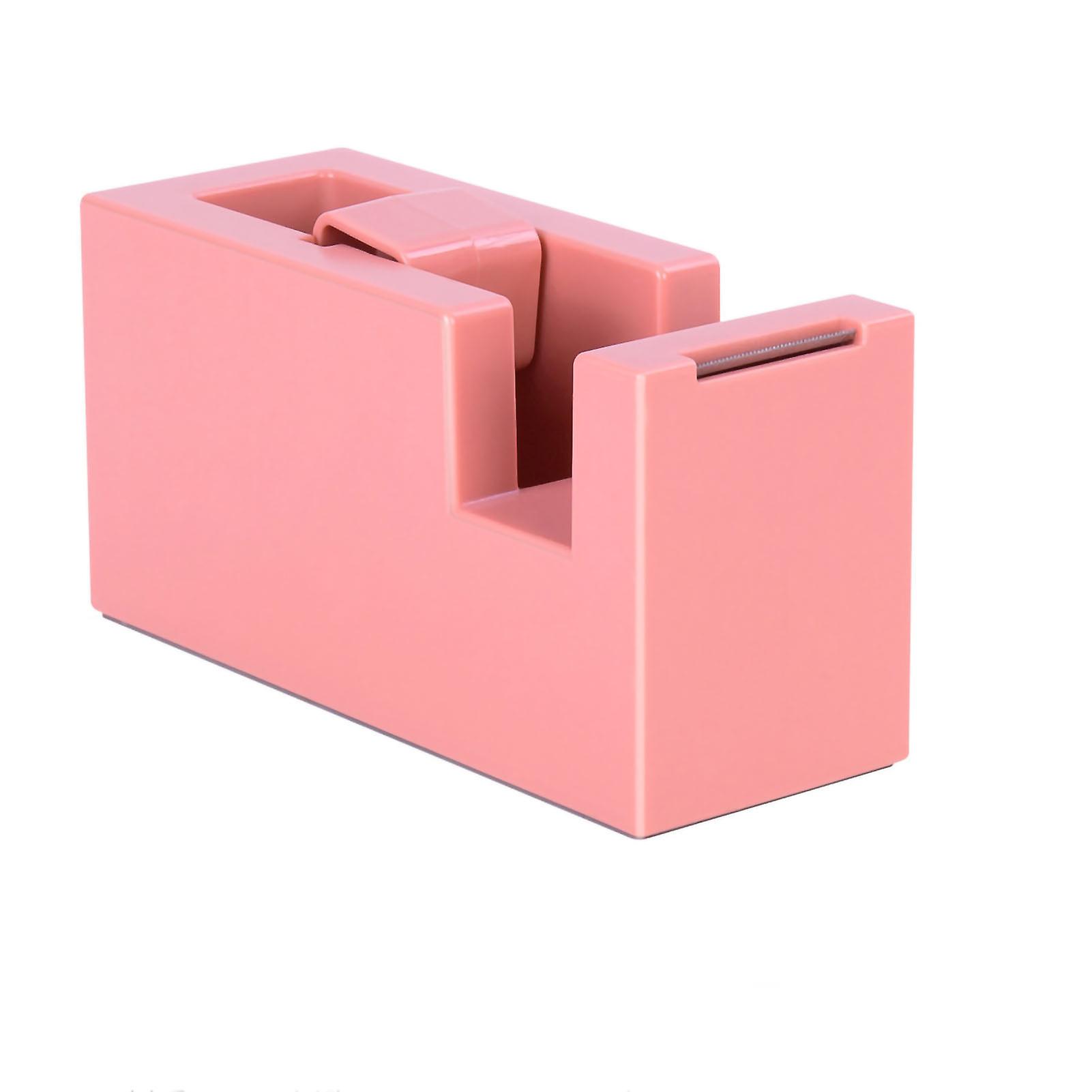 Tape Dispenser Simple Style Portable ABS Resin Desktop Tape Dispenser for Office School