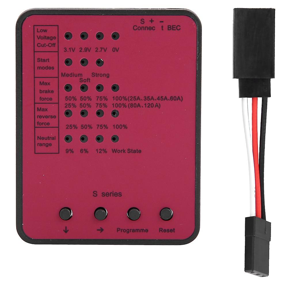 1:10 RC Car Programming Card Remote Control Accessory for Electronic Speed Controller