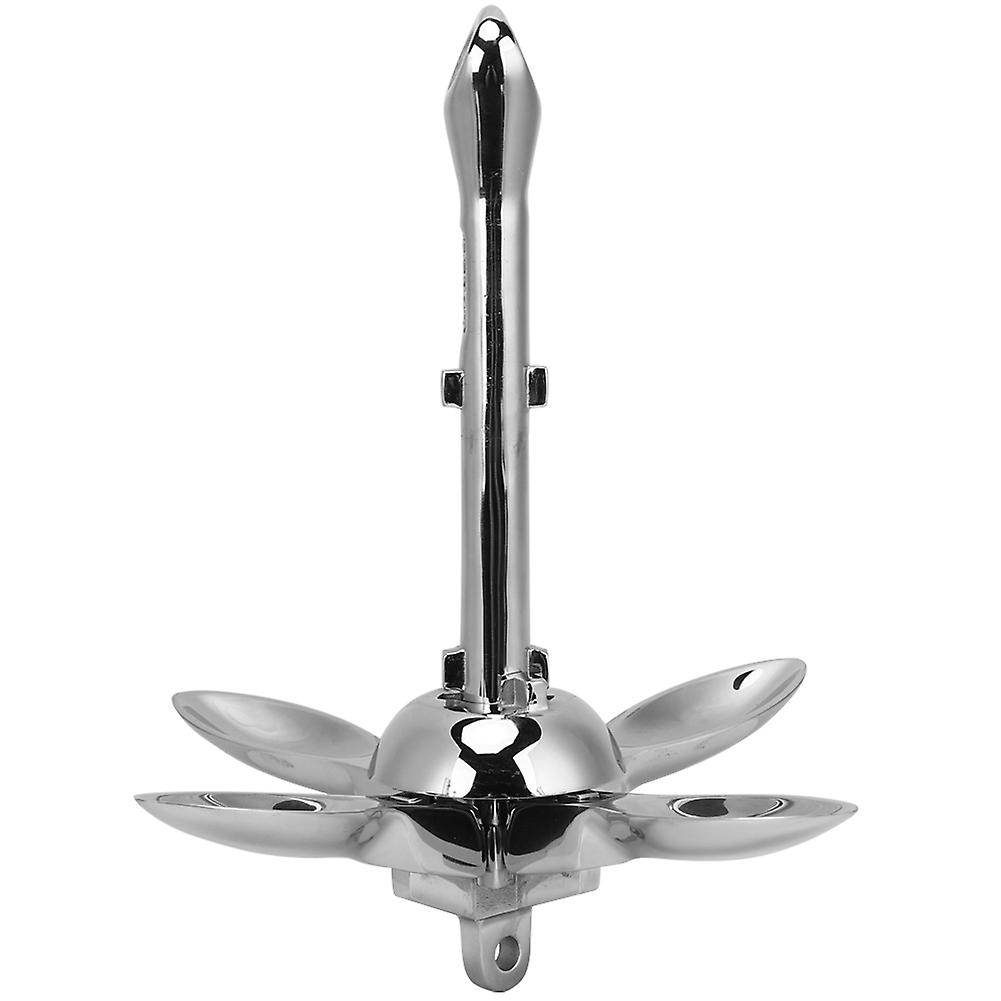 304 Stainless Steel Boat Folding Grapnel Anchor for Fishing Boat Rubber Dinghy Canoeing Yacht