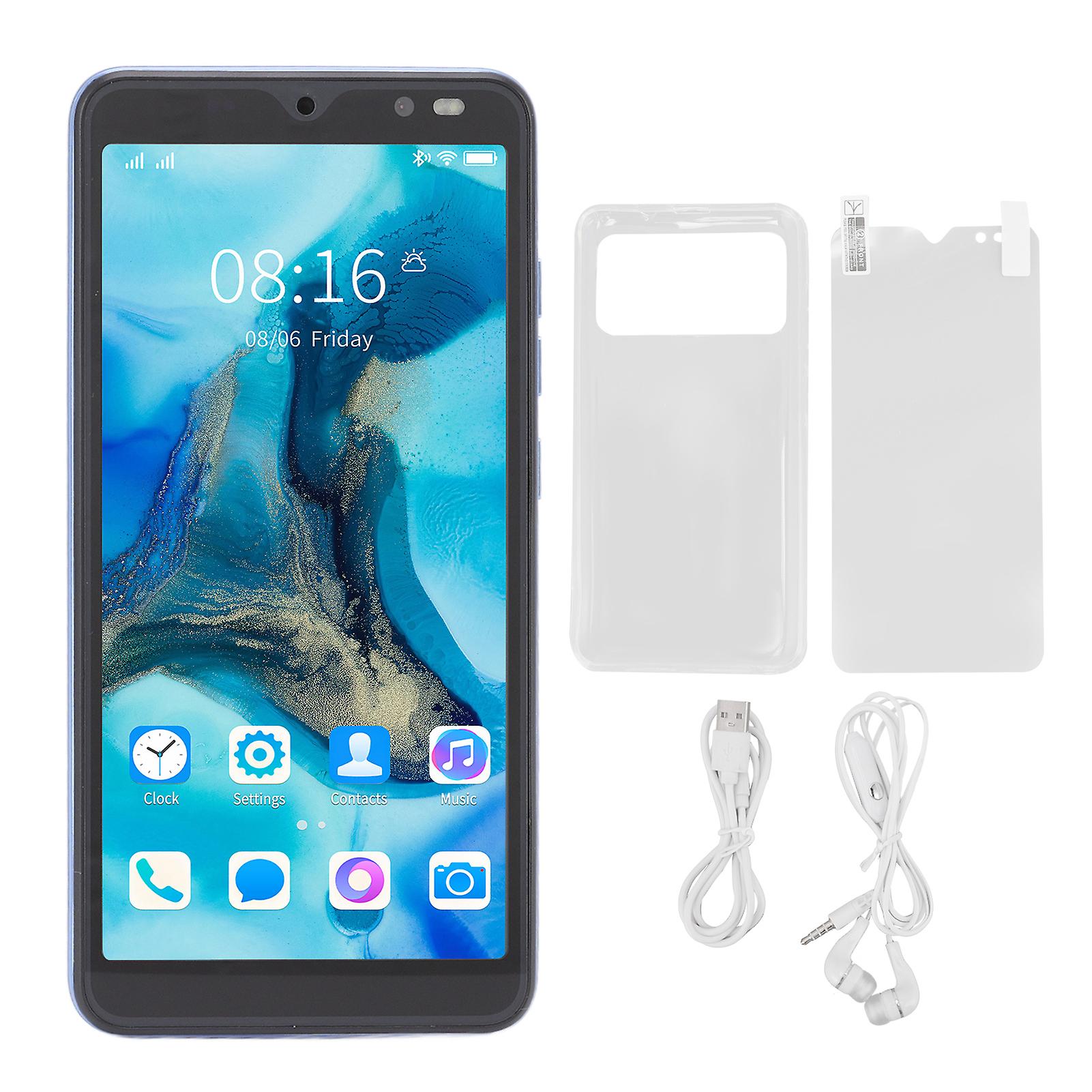 M12 Ultra Smartphone: 5.45" HD Screen, 2GB RAM, 32GB ROM, Dual SIM, Face Recognition, Blue