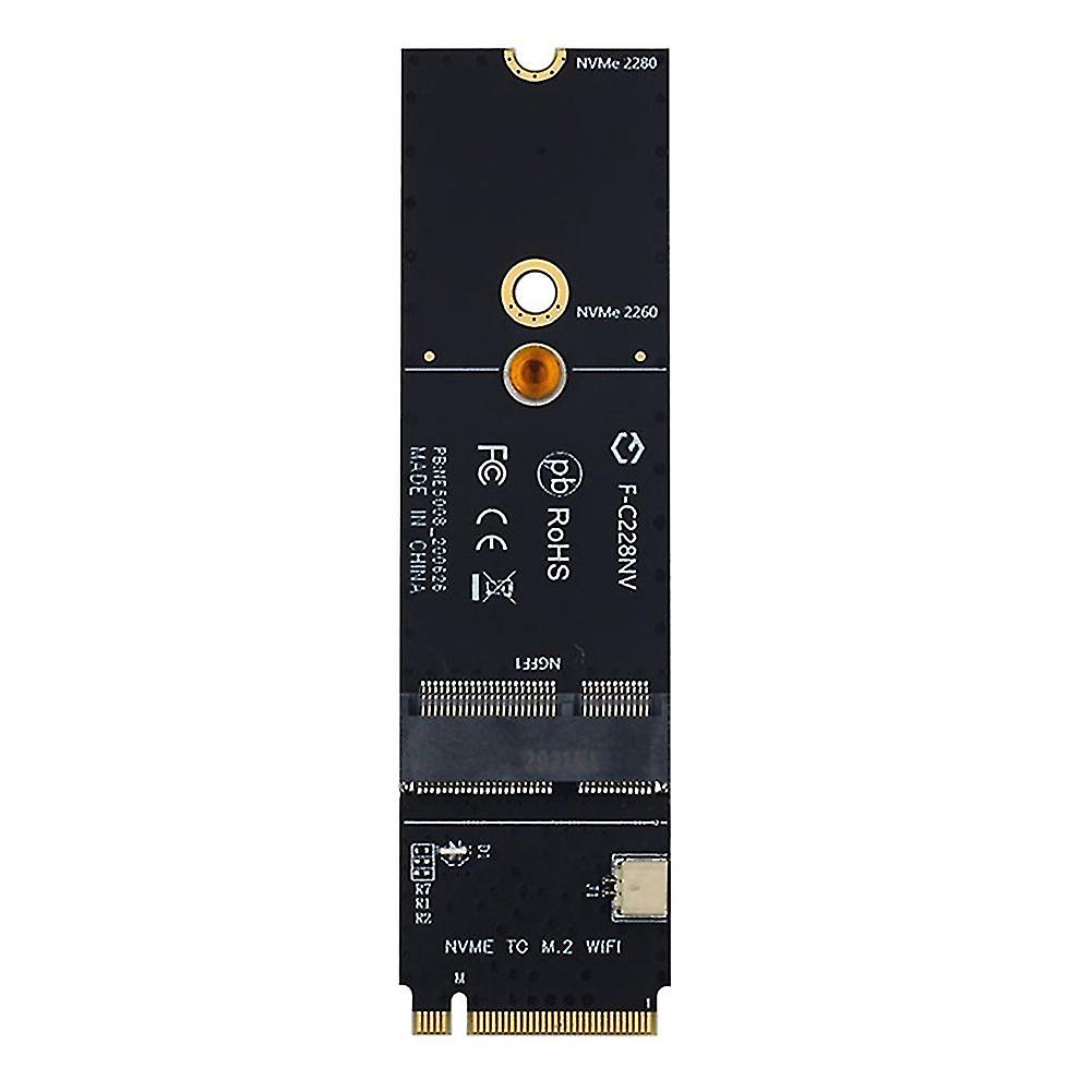 Wireless M.2 A+e Key Slot To M.2 M Key Wifi Bluetooth Adapter For Ax200 9260 Bcm94352z Card Nvme Pc