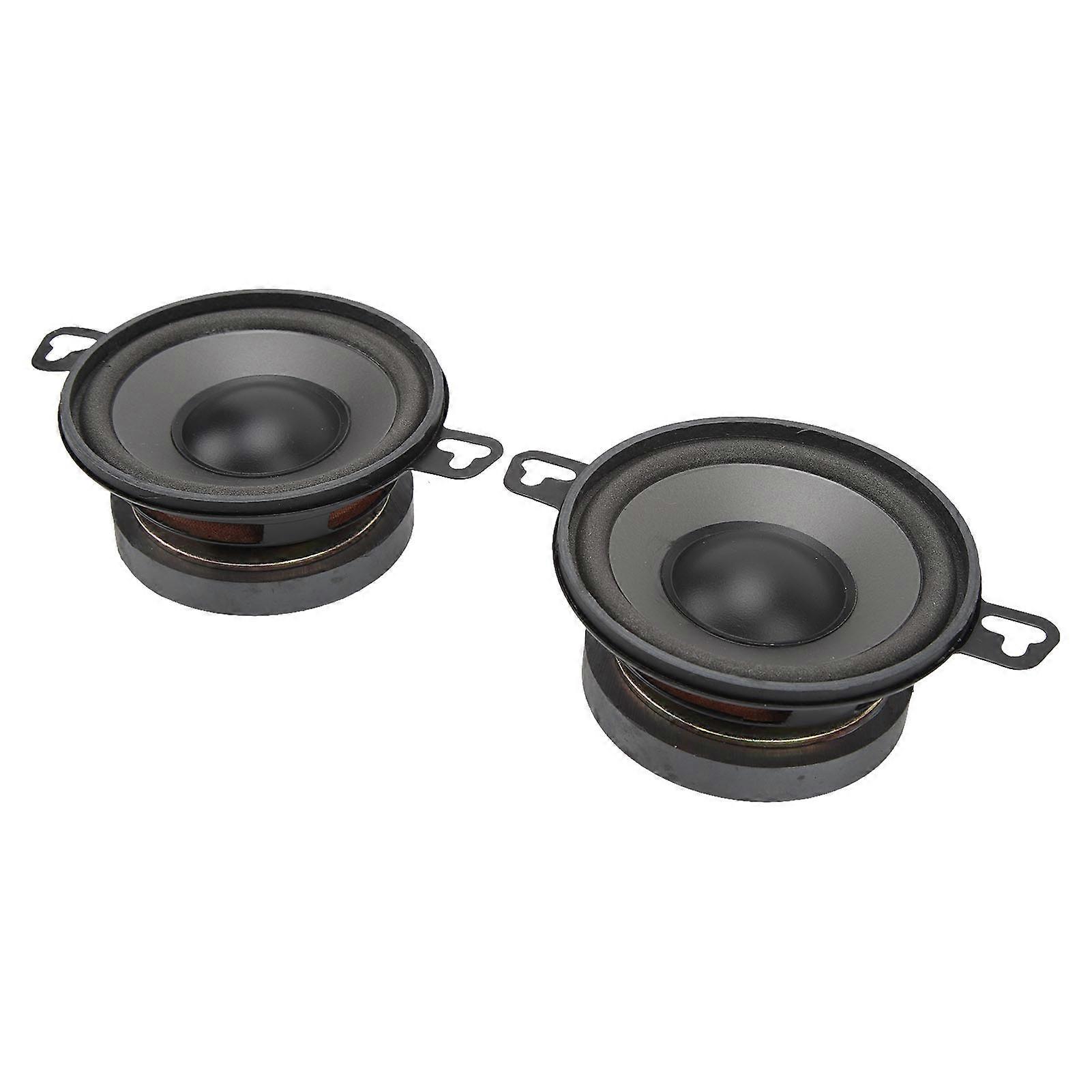 2 Pcs 3.5in Audio Systems High Density Ultra Loud Sound Car Door Round Stereo Audio Loudspeaker