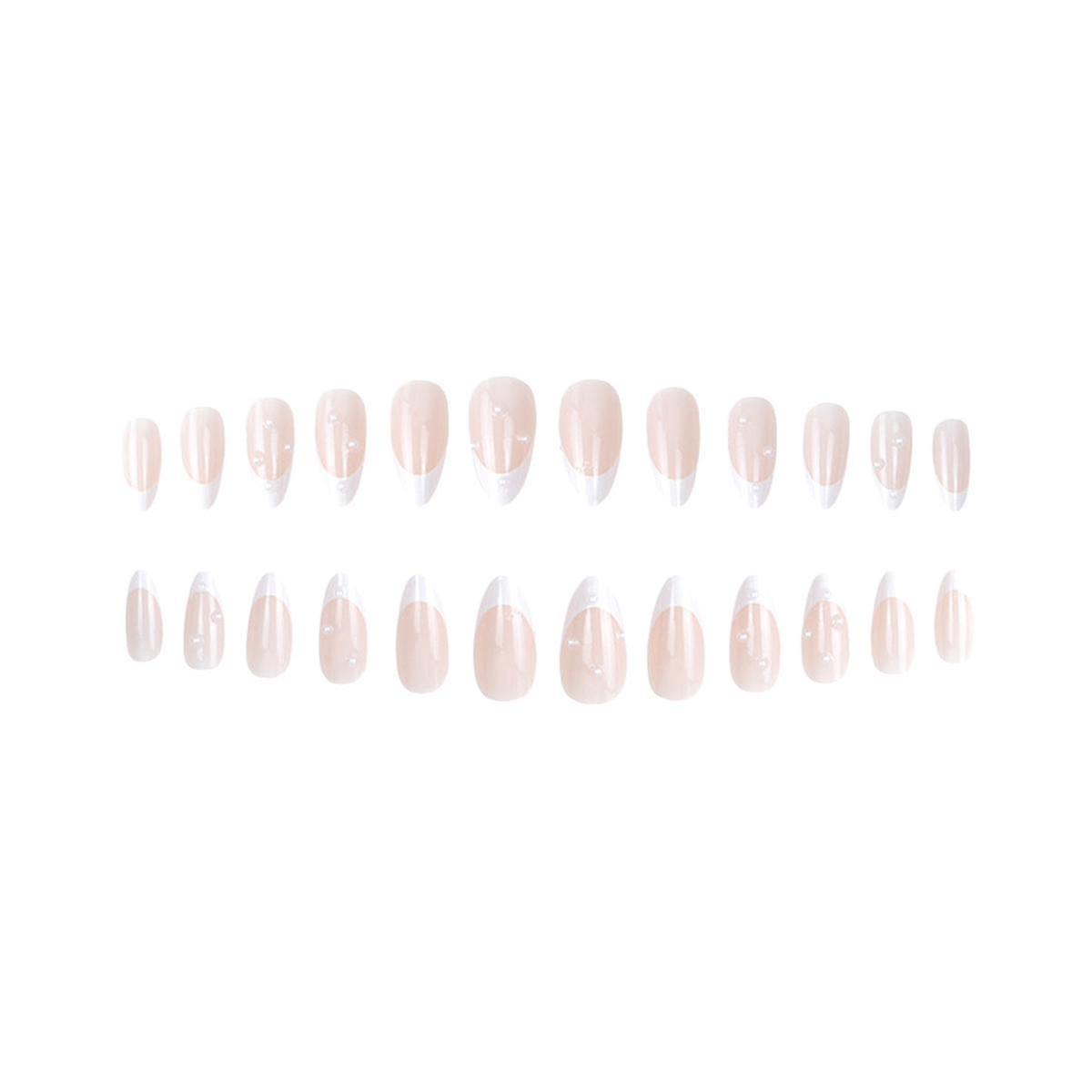 Removable Nails - Gel Nails 12 Sizes, No Need File Pre-shaped Press On False Nails Nail Extensions