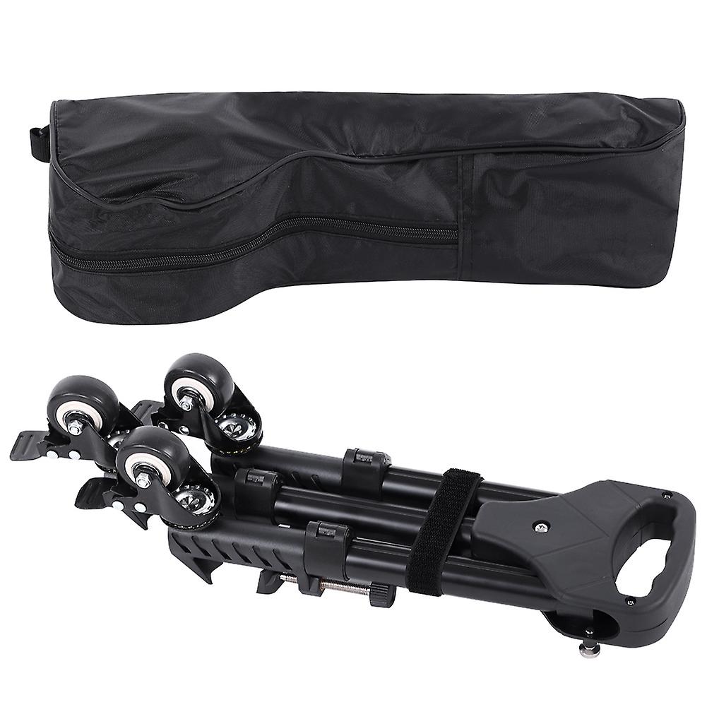 Foldable Tripod Dolly VX-600 with 3 Wheels Pulley Base Universal Camera Stand for Smooth Movement and Stability