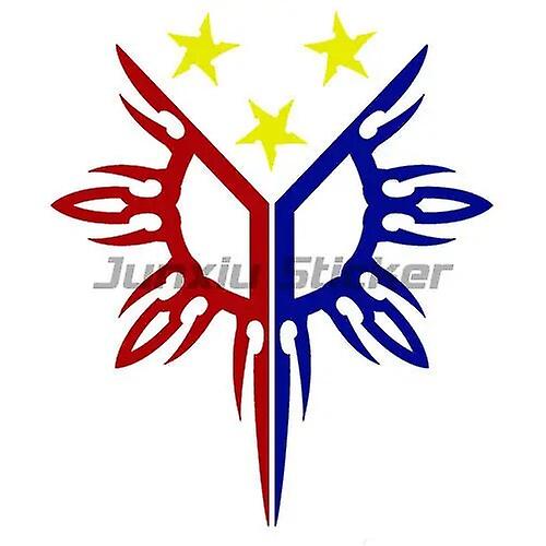 Philippine Sun Sticker Flag Map Bumper Windshield Waterproof Vinyl Decal~6052