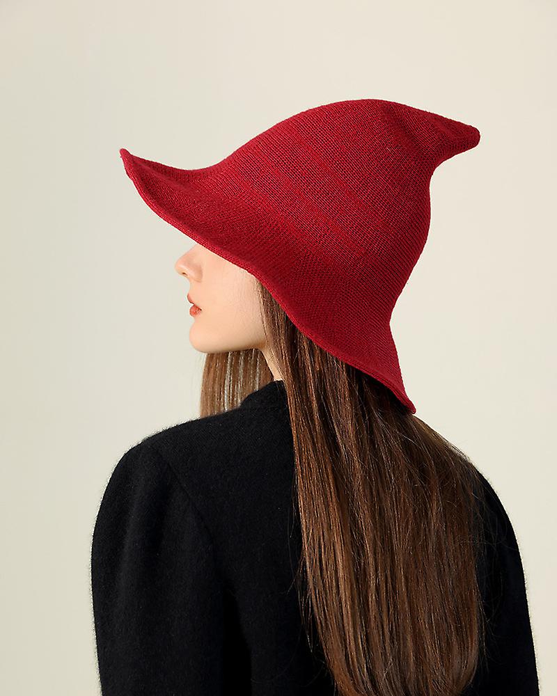 Modern Witch Hat Made From High Quality Sheep Wool Halloween Party Witch Hats