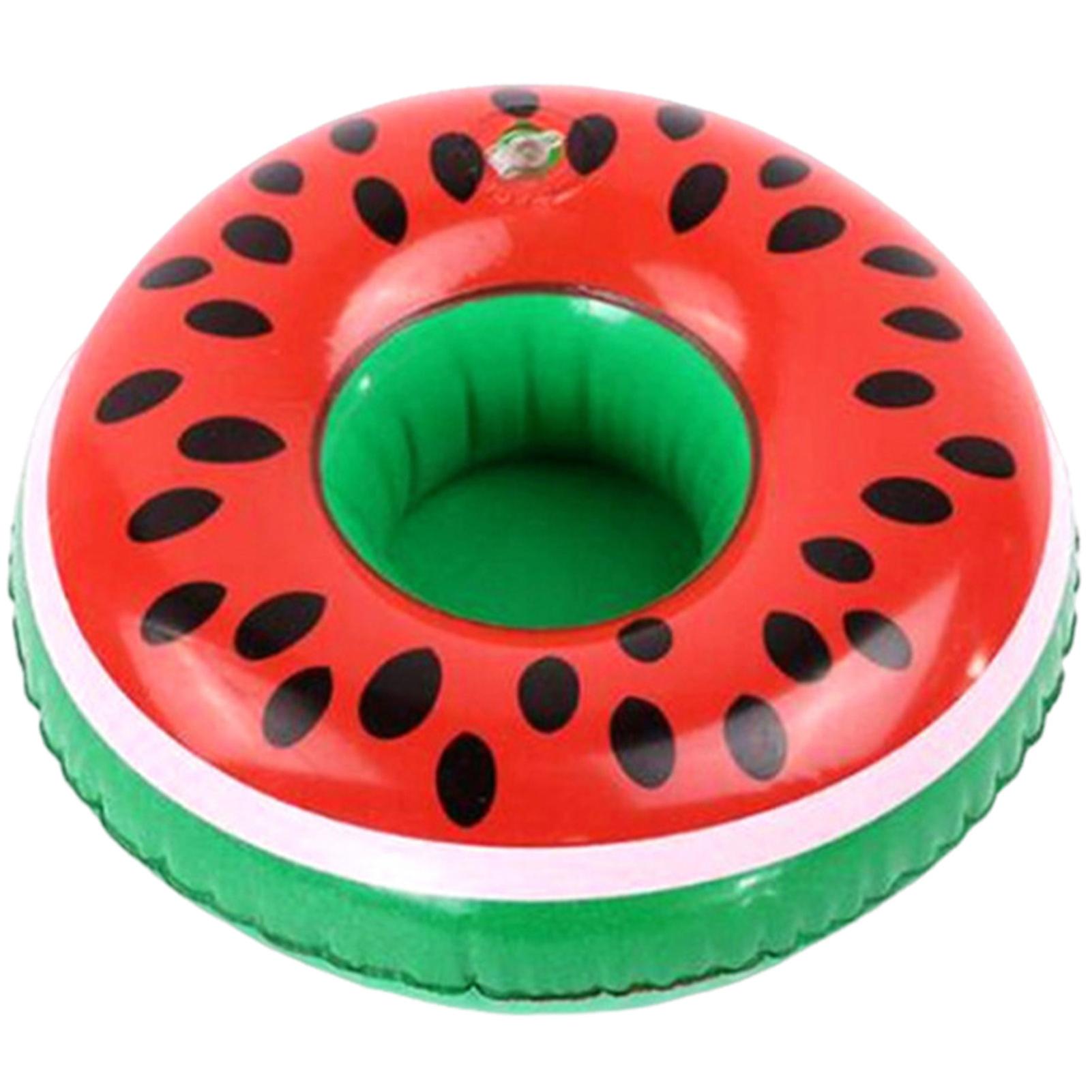 Inflatable Pool Drink Holder Floats Animal Shape Drink Pool Circle Floats Suitable for Beach Party Supplies