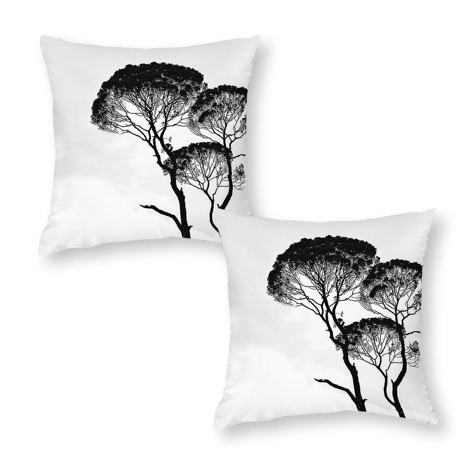 Tree Silhouette Photo Print Pillowcase