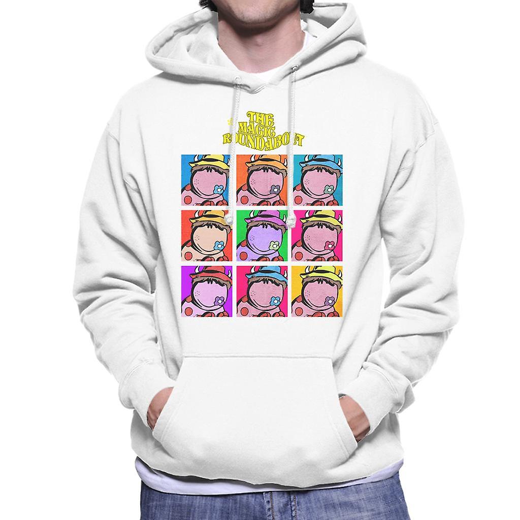 The Magic Roundabout Ermintrude Pop Art Men's Hooded Sweatshirt