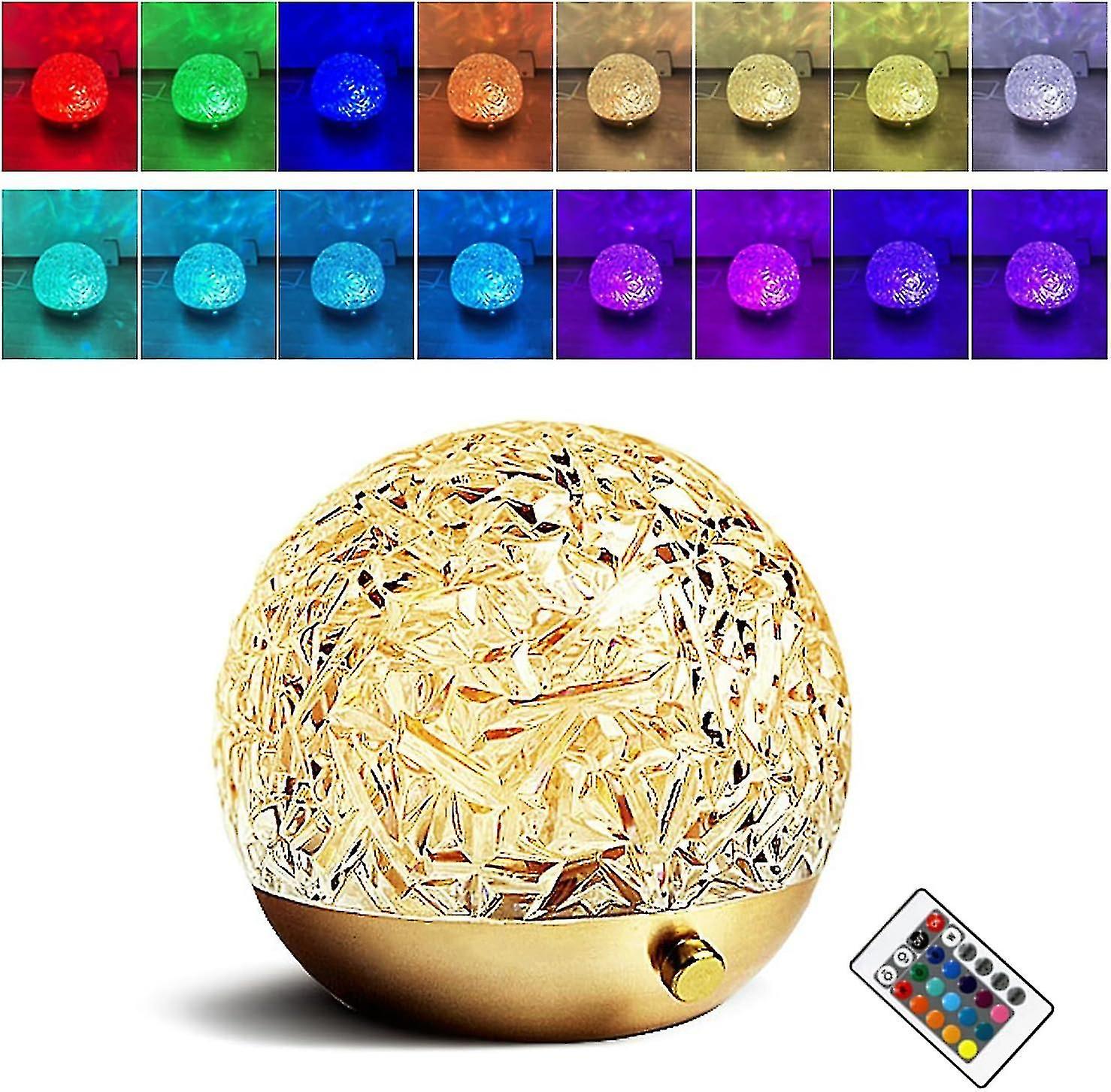 Rotating Ripple Projector For Bedroom, Ceiling Projection Led Lamp Table Lamp_y