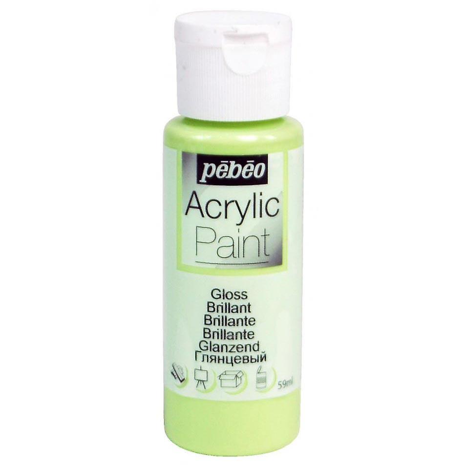 Pebeo Acrylic Paint 59ml, Gloss Soft Green